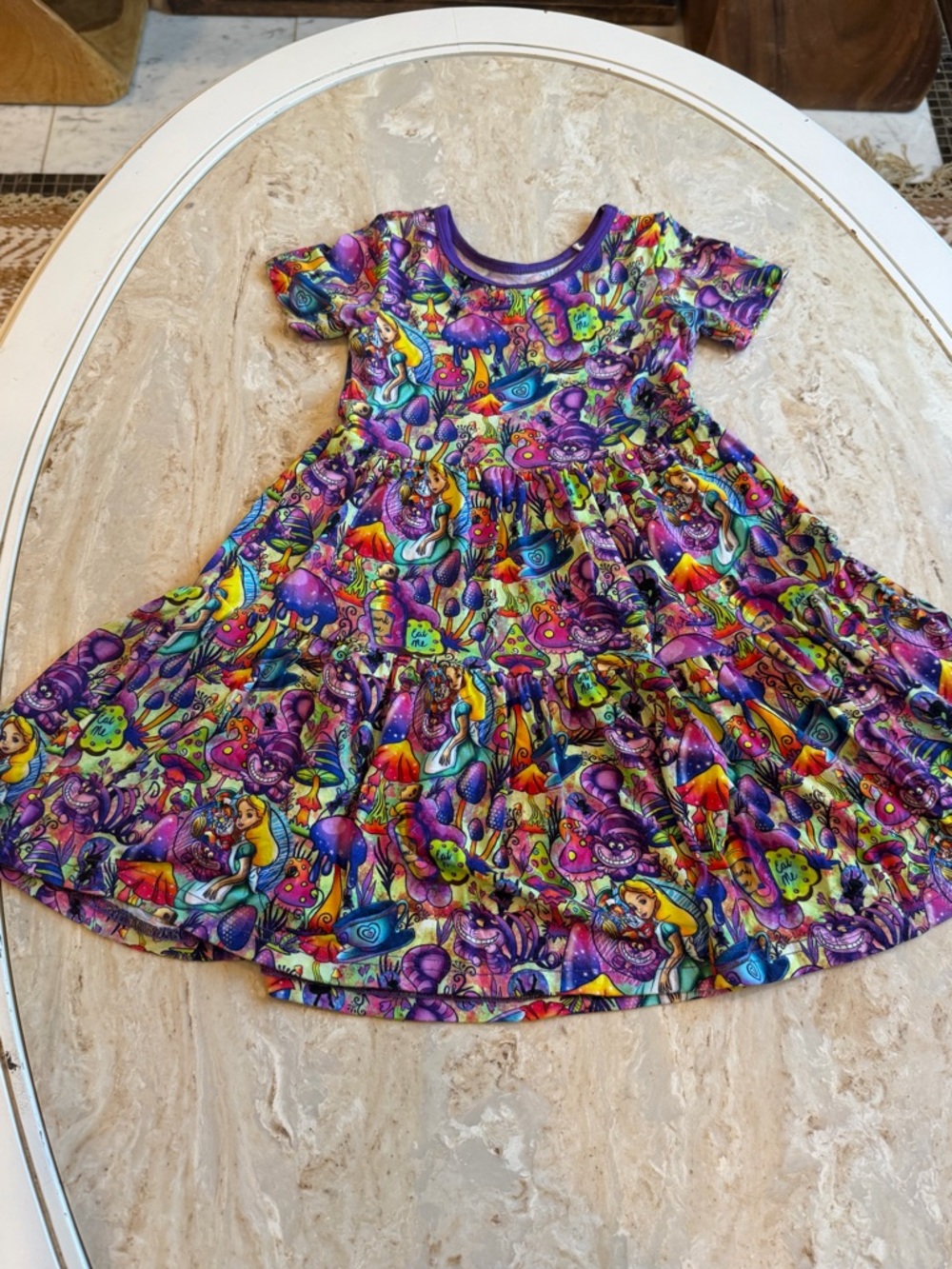 Alice in Wonderland bamboo dress